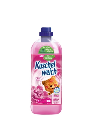Poza cu Kuschelweich Pink Kiss, balsam de rufe, 38 spalari, 1 L