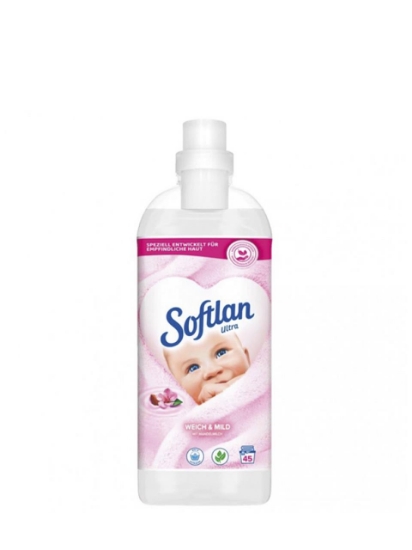 Poza cu Softlan Ultra Soft & Mild, balsam de rufe, 45 spalari, 1 L