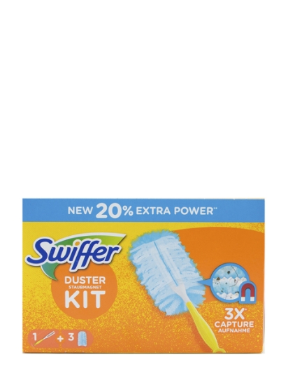 Poza cu Swiffer Duster Dust Magnet Kit, 1 maner si 3 pamatufuri