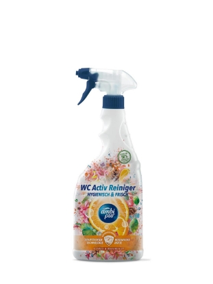 Poza cu Ambi Pur  Activ Cleaner, spray pentru curatarea suprafetelor din baie, cu miros de citrice si nufar, 750 ml