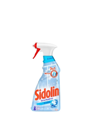 Poza cu Sidolin Cristal 3-in1, solutie pentru curatarea suprafetelor din sticla, 500 ml