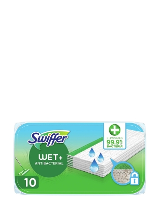 Poza cu Swiffer, lavete umede antibacteriene pentru curatarea pardoselii, 10 buc