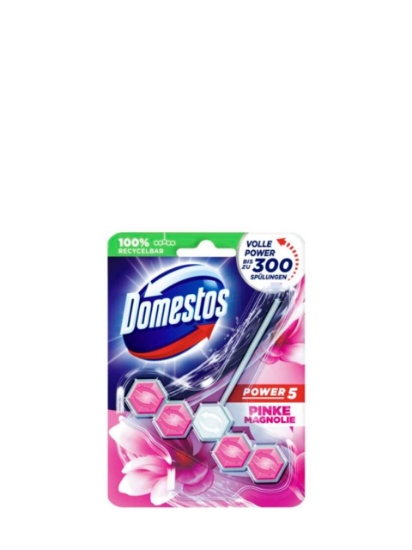 Poza cu Domestos Power 5 Pink Magnolie, odorizant pentru toaleta, 55 g
