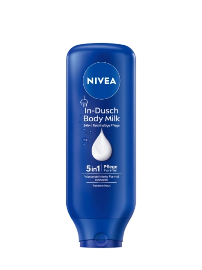 Poza cu Nivea Shower Body Milk, gel de dus & lapte de corp, 400 ml