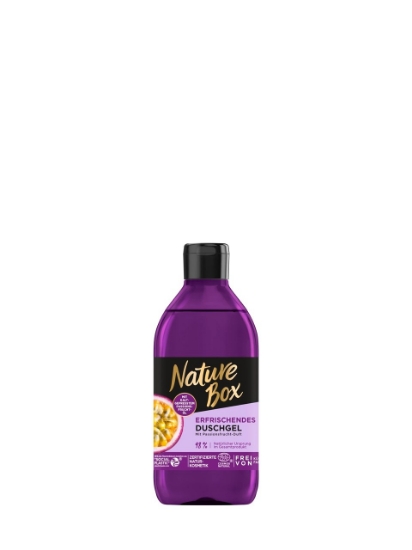 Poza cu Nature Box gel de dus cu ulei de fructul pasiunii, 250 ml