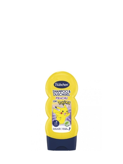 Poza cu Bübchen Pikachu, sampon si gel de dus, 230 ml
