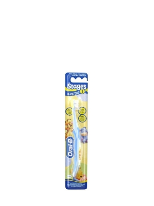 Poza cu Oral-B Winnie the Pooh 24m baby, periuta de dinti pentru copii, 1 buc