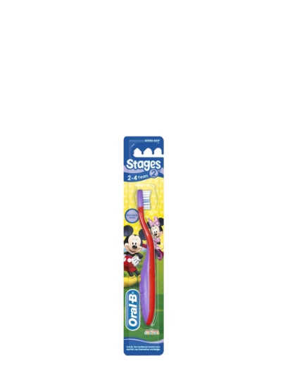 Poza cu Oral-B Mickey Mouse 2-4y, periuta de dinti pentru copii, 1 buc