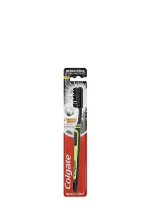 Poza cu Colgate Charcoal Double Action, periuta de dinti