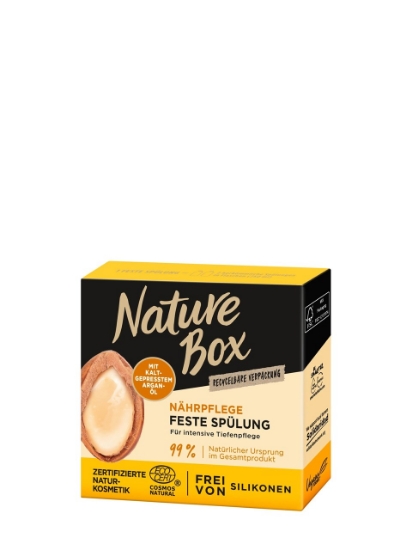 Poza cu Nature Box balsam solid pentru par cu ulei de argan, 80 g