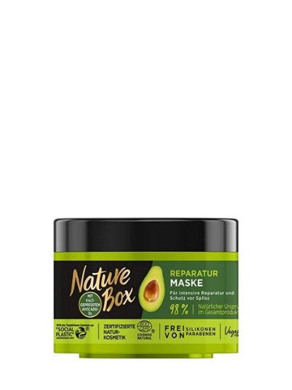 Poza cu Nature Box masca reparatoare pentru par cu ulei de avocado, 200 ml