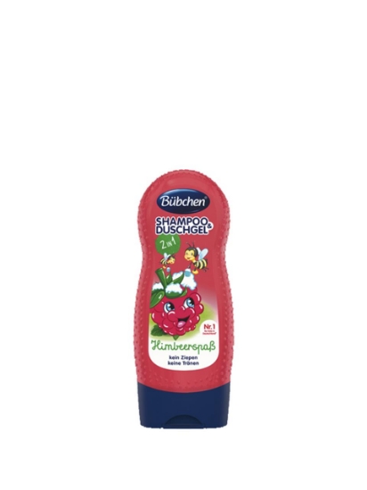 Poza cu Bübchen Rasberry Fun, sampon si gel de dus, 230 ml