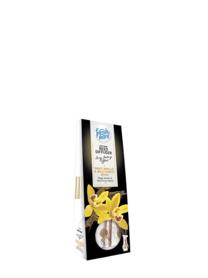 Poza cu Fresh&More Vanilla & Wild Forest Wood, odorizant de camera cu betisoare, 35 ml