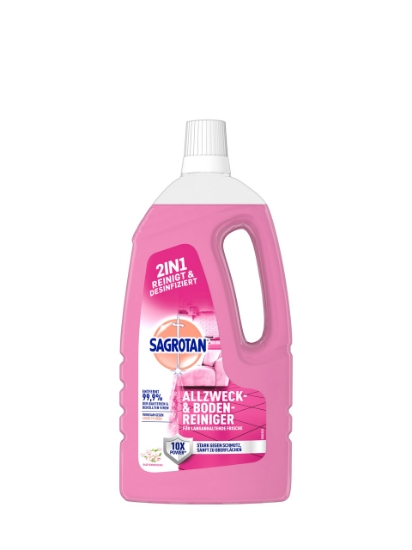 Poza cu Sagrotan Flower Freshness 2-in-1, solutie universala de curatare, 1.5 L