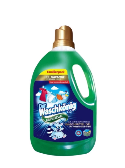 Poza cu Der Waschkönig Gel Universal, detergent gel universal, 110 spalari, 3.305 L