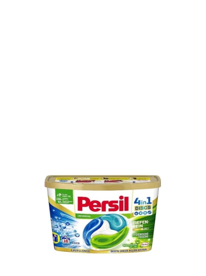 Poza cu Persil Discs Universal 4-in-1, detergent capsule universal pentru rufe, 16 spalari, 400 g