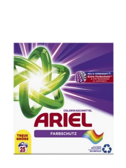 Poza cu Ariel Color, detergent pudra pentru rufe colorate, 25 spalari, 1.625 kg