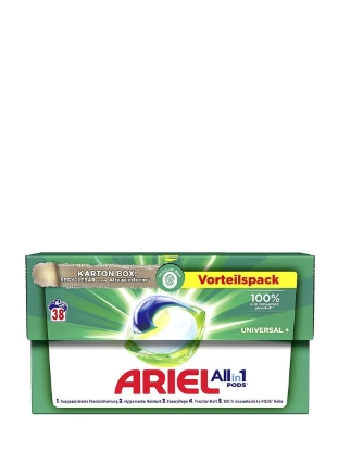 Poza cu Ariel All-in-1 Pods Universal, detergent capsule universal pentru rufe, 38 spalari