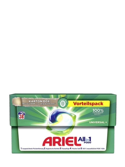 Poza cu Ariel All-in-1 Pods Universal, detergent capsule universal pentru rufe, 38 spalari