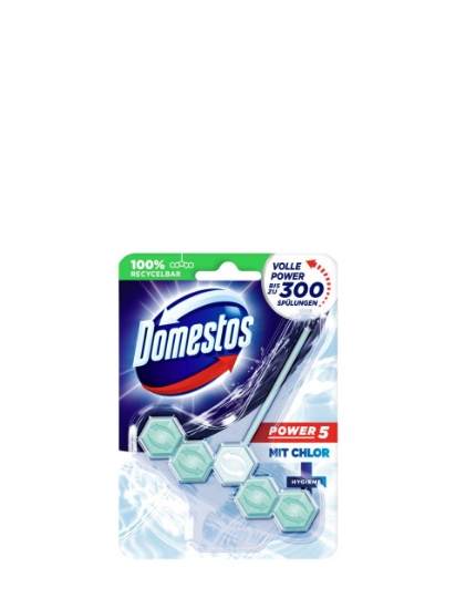 Poza cu Domestos Power 5 Hygiene Chlorine odorizant pentru toaleta, 55 g