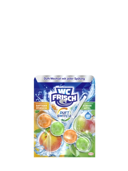 Poza cu WC Frisch Juicy Peach & Sweet Apple odorizant pentru toaleta, 50 g