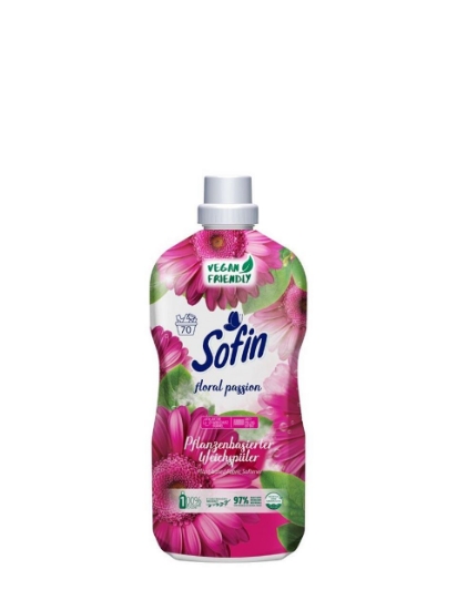 Poza cu Sofin Floral Passion, balsam de rufe, 70 spalari, 1,4 L