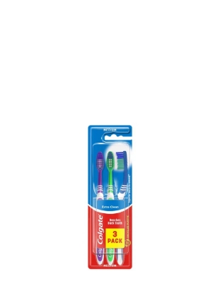 Poza cu Colgate Extra Clean medium, periuta de dinti, 3 buc