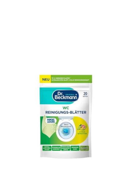 Poza cu Dr. Beckmann Citrus Sensation, benzi solubile pentru curatarea vasului de toaleta, 20 buc