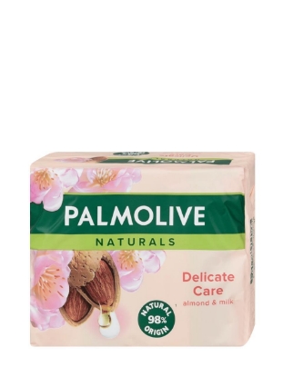 Poza cu Palmolive Naturals Delicate Care Almond Milk, sapun solid, 4 x 90 g
