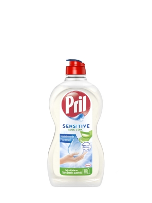Poza cu Pril Sensitive Aloe Vera, detergent de vase, 450 ml
