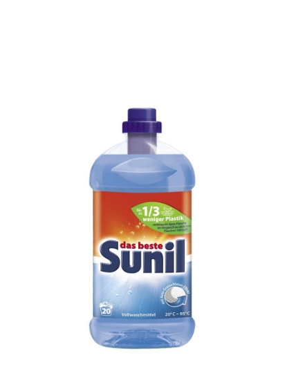 Poza cu Sunil Aktiv, detergent lichid universal pentru rufe, 20 spalari, 1,32 L