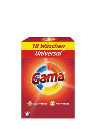 Poza cu Gama Universal, detergent pudra universal pentru rufe, 18 spalari, 1.08 kg