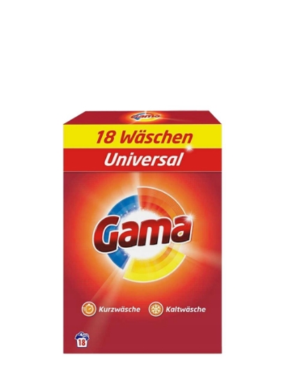 Poza cu Gama Universal, detergent pudra universal pentru rufe, 18 spalari, 1.08 kg