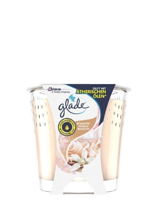 Poza cu Glade Romantic Blossom Vanilla, lumanare parfumata, 129 g