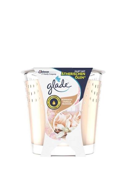 Poza cu Glade Romantic Blossom Vanilla, lumanare parfumata, 129 g
