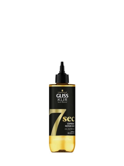 Poza cu Gliss 7Sec Express Oil Nutritive, tratament pentru par, 200 ml