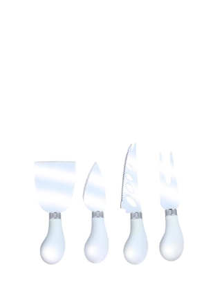 Poza cu Set cutite branzeturi Alpina Cheese Knife, diverse culori, 4 buc