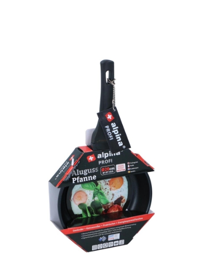 Poza cu Alpina Tigaie aluminiu turnat, 20 x 4.5 cm