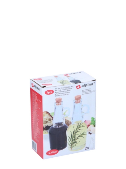 Poza cu Set recipiente Ulei / Otet Alpina, 2 buc