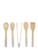 Poza cu Set spatule bambus Alpina, 5 buc