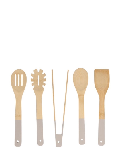 Poza cu Set spatule bambus Alpina, 5 buc