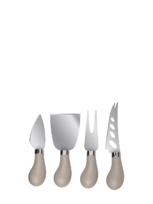 Poza cu Set cutite branzeturi Alpina, diverse culori, 4 buc    
