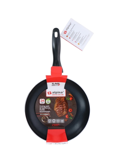 Poza cu Alpina Tigaie aluminiu turnat, diverse culori, 24 x 5 cm