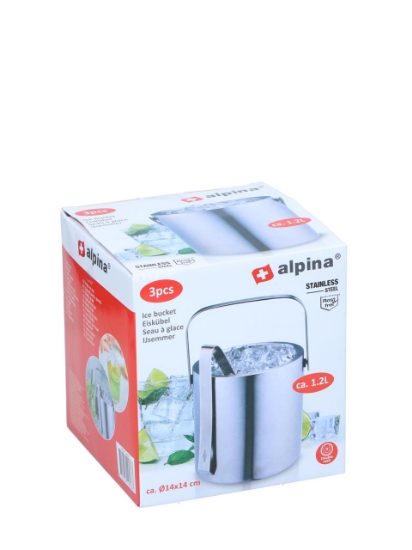 Poza cu Alpina Frapiera cu cleste din otel inoxidabil, 1.2 l
