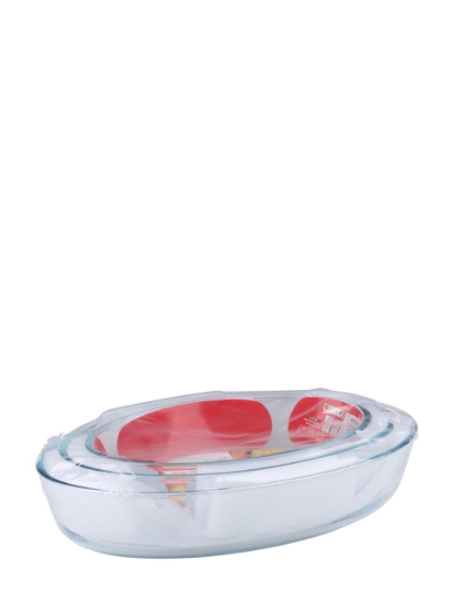 Poza cu Set vase ovale termorezistente Alpina, 3 buc