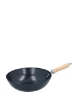 Poza cu Alpina Tigaie Wok cu maner de lemn, 30 cm