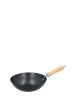 Poza cu Alpina Tigaie Wok cu maner de lemn, 25 cm