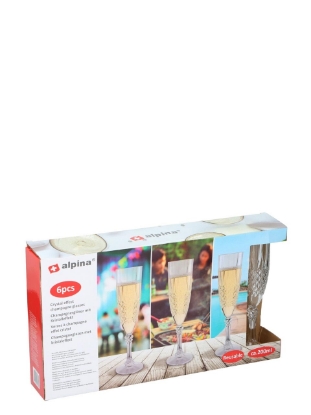 Poza cu Set pahare sampanie Alpina, 200 ml, 6 buc