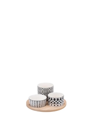 Poza cu Set Tapas rotund Alpina, 4 piese