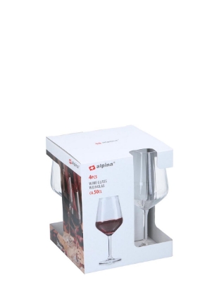 Poza cu Set pahare vin Alpina, 500 ml, 4 buc
